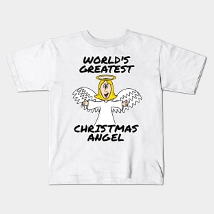 World's Greatest Christmas Angel Church Nativity Funny Kids T-Shirt